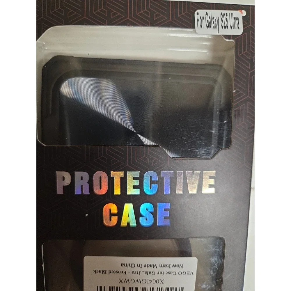 Vego Protective Rugged Case For Samsung‎ Galaxy S25 Ultra Frosted Black